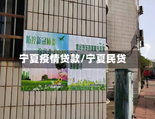 宁夏疫情贷款/宁夏民贷-第2张图片