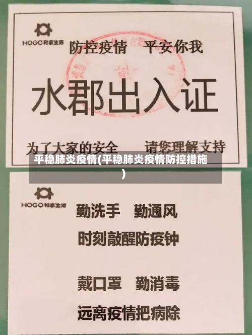 平稳肺炎疫情(平稳肺炎疫情防控措施)-第2张图片