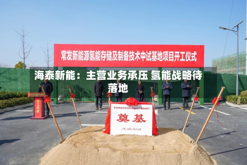海泰新能：主营业务承压 氢能战略待落地-第2张图片