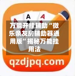万能开挂辅助“微乐亲友房辅助器通用版	”揭秘万能挂用法-第2张图片