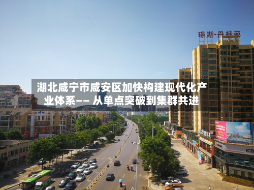 湖北咸宁市咸安区加快构建现代化产业体系—— 从单点突破到集群共进-第3张图片