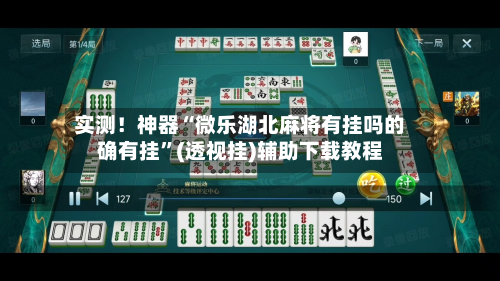 实测！神器“微乐湖北麻将有挂吗的确有挂	”(透视挂)辅助下载教程-第1张图片