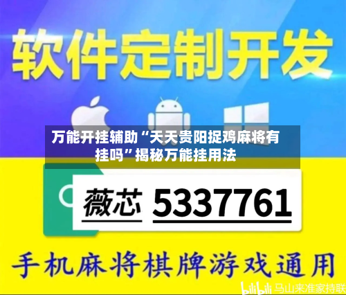 万能开挂辅助“天天贵阳捉鸡麻将有挂吗”揭秘万能挂用法-第1张图片
