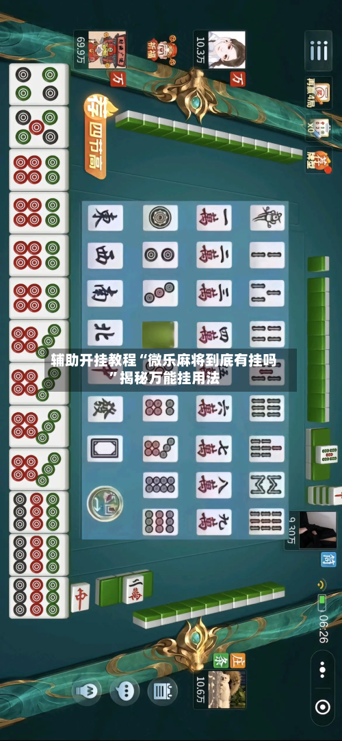 辅助开挂教程“微乐麻将到底有挂吗”揭秘万能挂用法-第1张图片