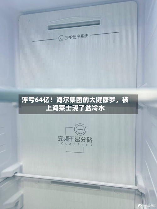浮亏64亿！海尔集团的大健康梦，被上海莱士浇了盆冷水-第1张图片