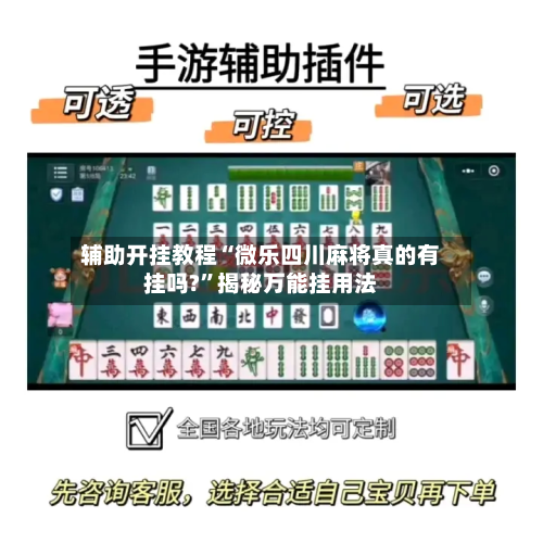 辅助开挂教程“微乐四川麻将真的有挂吗?”揭秘万能挂用法-第3张图片