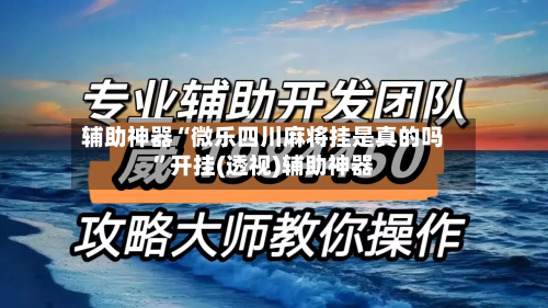 辅助神器“微乐四川麻将挂是真的吗”开挂(透视)辅助神器-第3张图片