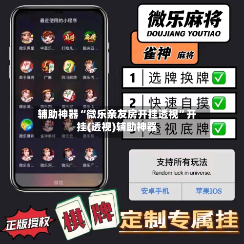 辅助神器“微乐亲友房开挂透视”开挂(透视)辅助神器-第1张图片
