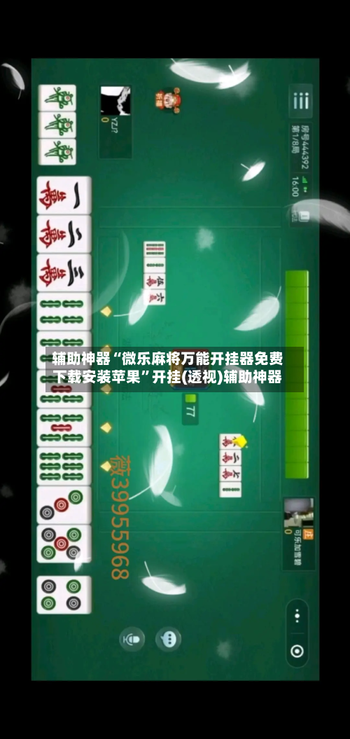 辅助神器“微乐麻将万能开挂器免费下载安装苹果	”开挂(透视)辅助神器-第2张图片