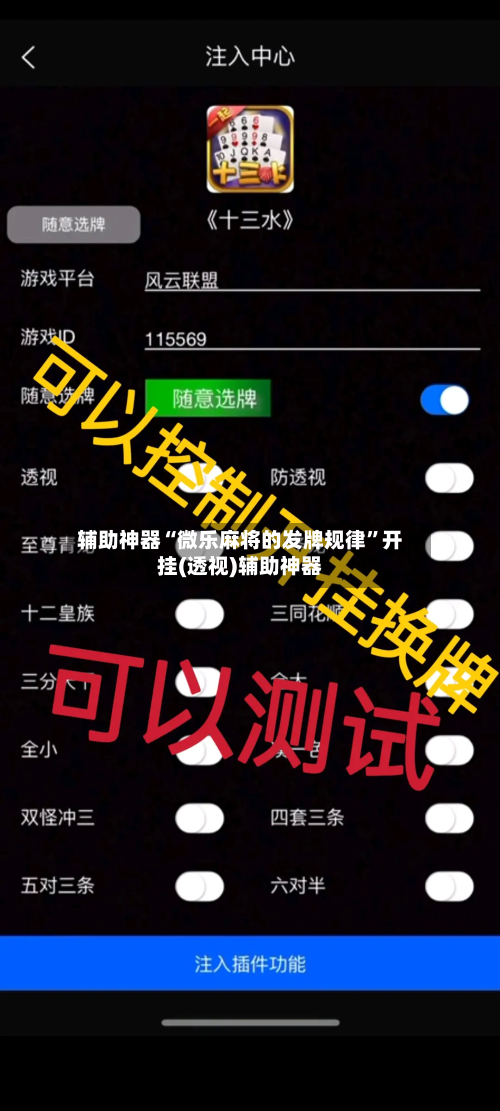 辅助神器“微乐麻将的发牌规律	”开挂(透视)辅助神器-第1张图片