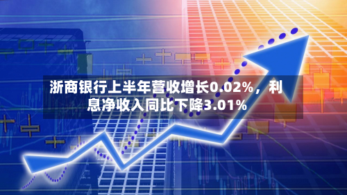 浙商银行上半年营收增长0.02%，利息净收入同比下降3.01%-第1张图片