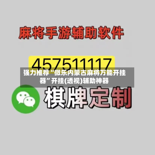 强力推荐“微乐内蒙古麻将万能开挂器”开挂(透视)辅助神器-第2张图片