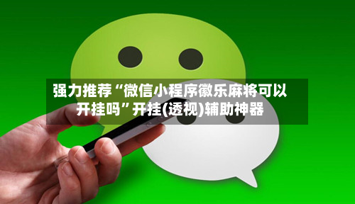 强力推荐“微信小程序徽乐麻将可以开挂吗”开挂(透视)辅助神器-第2张图片