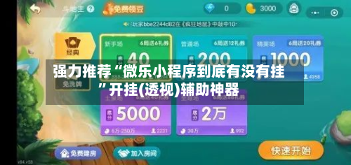 强力推荐“微乐小程序到底有没有挂”开挂(透视)辅助神器-第3张图片