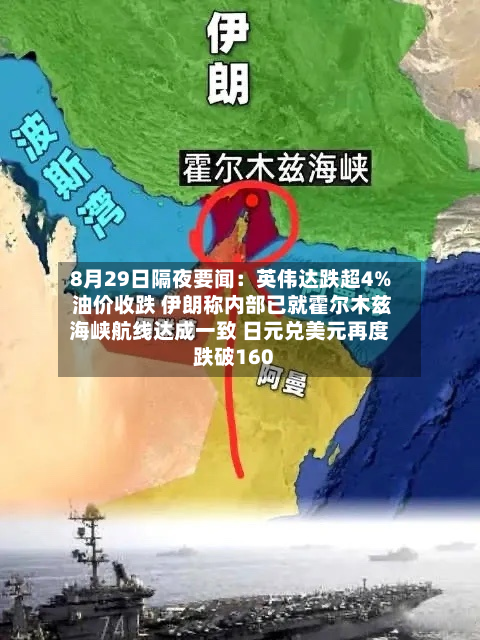 8月29日隔夜要闻：英伟达跌超4% 油价收跌 伊朗称内部已就霍尔木兹海峡航线达成一致 日元兑美元再度跌破160-第2张图片
