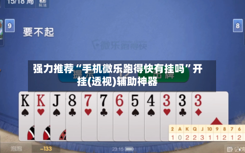 强力推荐“手机微乐跑得快有挂吗”开挂(透视)辅助神器-第3张图片