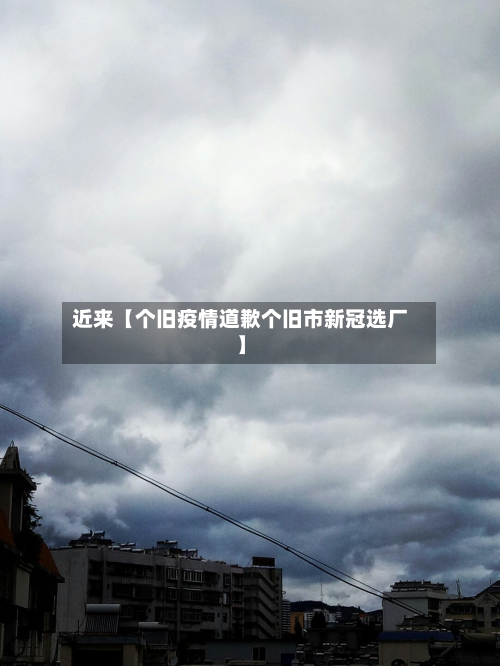 近来【个旧疫情道歉个旧市新冠选厂】-第2张图片