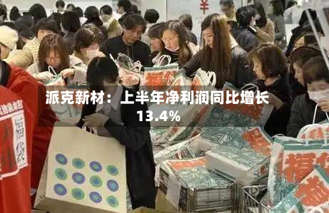 派克新材：上半年净利润同比增长13.4%-第1张图片