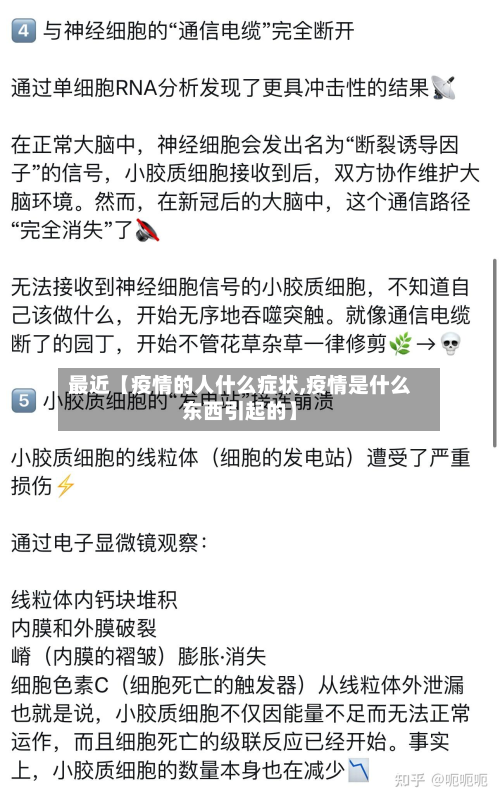 最近【疫情的人什么症状,疫情是什么东西引起的】-第2张图片