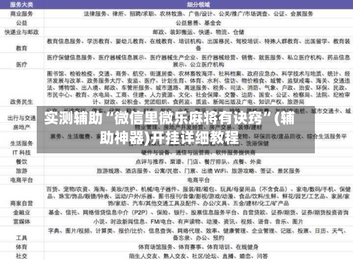 实测辅助“微信里微乐麻将有诀窍”(辅助神器)开挂详细教程-第3张图片