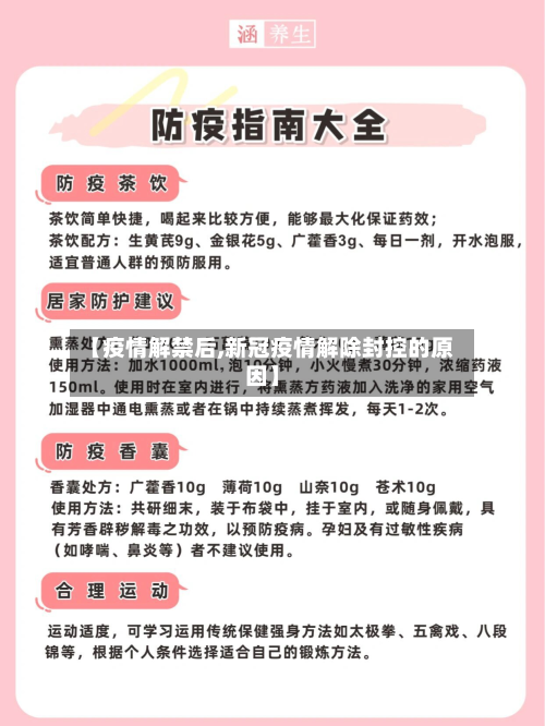 【疫情解禁后,新冠疫情解除封控的原因】-第1张图片