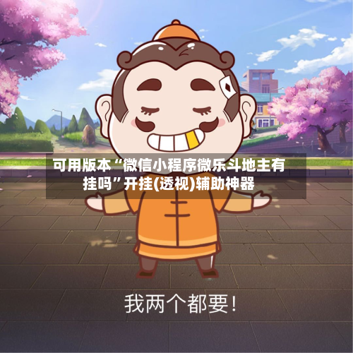 可用版本“微信小程序微乐斗地主有挂吗”开挂(透视)辅助神器-第2张图片