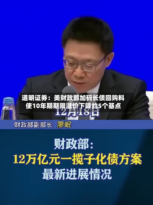 道明证券：美财政部加码长债回购料使10年期期限溢价下降约5个基点-第1张图片