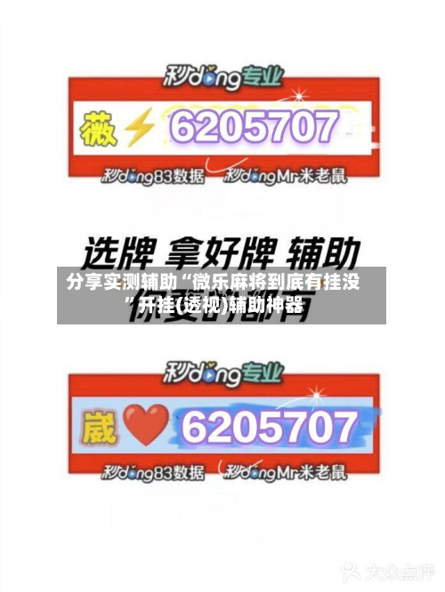 分享实测辅助“微乐麻将到底有挂没	”开挂(透视)辅助神器-第3张图片