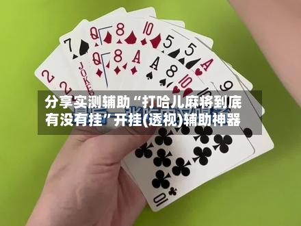 分享实测辅助“打哈儿麻将到底有没有挂	”开挂(透视)辅助神器-第1张图片