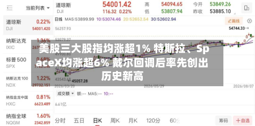 美股三大股指均涨超1% 特斯拉、SpaceX均涨超6% 戴尔回调后率先创出历史新高-第1张图片