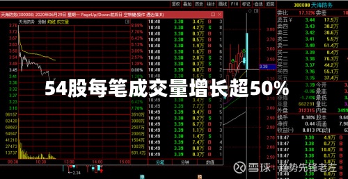 54股每笔成交量增长超50%-第1张图片